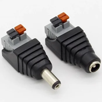 10tk Mees Female Connector 3528/5050/5730 LED Riba 5.5x2.1mm Power Jack