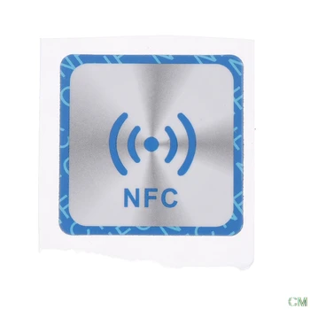 1tk Veekindel PET-Materjali NFC-Kleebised Smart Liim Ntag213 Sildid Kõik Telefonid Tilk Laevandus