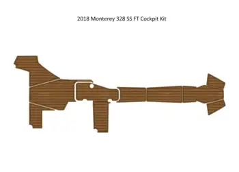 2018 Monterey 328 LK JALGA Kabiini Kit Paat EVA Faux Vaht Teak korruse Põrand Pad