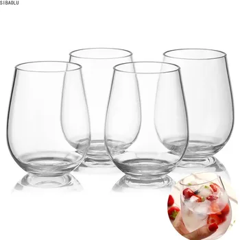 4 Tükki/set Vastupidav Ameerika Tritan Plastikust Punase Veini Klaas, Läbipaistev Mahl, Õlu, Klaas, Purunemiskindlast Plastikust Cuptritan