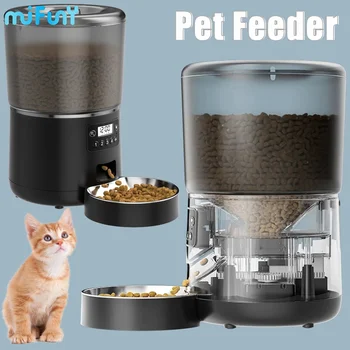 4L Automatic Pet Feeder Kass Smart Toidu Dispenser koos Ajastus Salvestamise Funktsioon, Et Vältida Toidu Ummikus Slow Food Investor Koera Kaussi