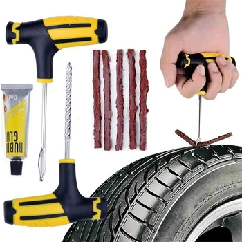 8pcs/set Auto Repair Tool Kit Kaasaskantav Auto Rehvi Lõhkemist Remondi-Plug Tyre Repair Kit Auto Rehvi Parandamise Vahendid