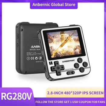 Anbernic RG280V Pocket Mini Mäng Konsooli Avamine Linux Tony Süsteemi 64Bit 2.8 tolline IPS Ekraan, Sisse-Ehitatud 5000 Klassikaline Mängud
