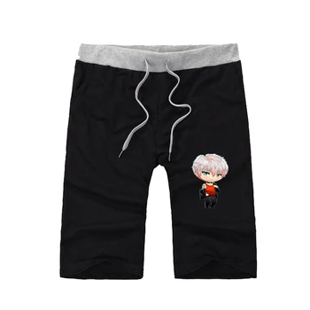 anime Mystic Messenger lühikesed püksid Meeste Lühike Sweatpants teismelised Suvel Hingav Elastne Vöökoht puuvillased Lühikesed Püksid Vabaaja püksid