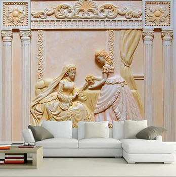 Custom 3D murals,Euroopa joonis leevendust murals de papel parede,elutoas diivan taust TV seina, magamistoas tapeet