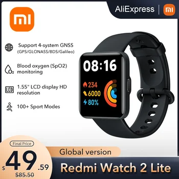Globaalne versioon Xiaomi Redmi vaadata 2 lite smart watch Bluetooth Mi Bänd 1.55 