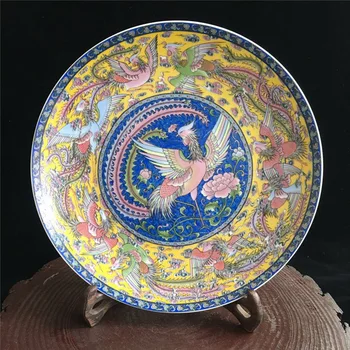 Hiina Loomade Phoenix Kunsti Dekoratiivne Keraamiline Plaat, elutoas Kaunistused Koju Pulm Kingitus Lady Queen