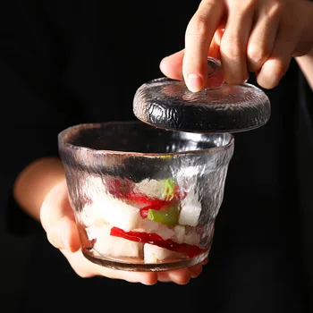 Jepang Menebal Kaca Transparan Acar Toples Korea Kimchi Jar Acar Kotak Kubis Buah Acar Wadah Dapur Aksesoris