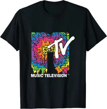 Klassikaline MTV Sulamine Lipsu Värvi T-Särk