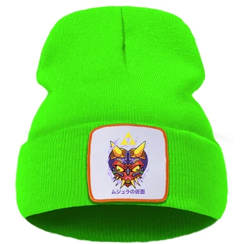 Naljakas Hot Müük Prindi 2020 (Solid Color Mask Talvine Müts Paks Vabaaja Beanie Müts Soe Paindlik Unisex Mütsid Mugavuse Loominguline Mütsid