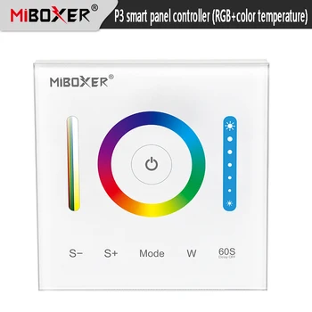 P3 smart panel töötleja dimm DC12V-24V LED dimmer, RGB/RGBW/RGB + CCT värvi temperatuur CCT LED-paneel/riba kerge