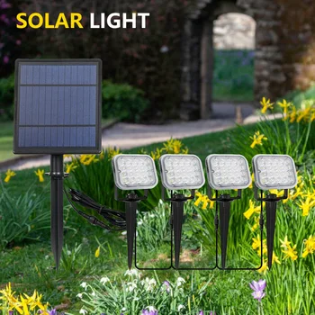 Päikese Muru Lamp Väljas Veekindel 20 LED Solar Aed seinavalgusti Maastiku Tähelepanu keskpunktis Päikese Õue Sõiduteele Jalgtee välisvalgustus