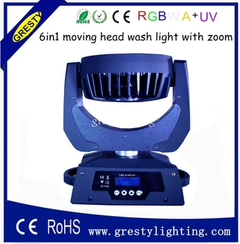 RGBWA UV led pesta võistluskalendri 25 kraadi objektiivi 36*18w led moving head pesu tuli 6 jagu igakordne dmx etapp pesta valgustus