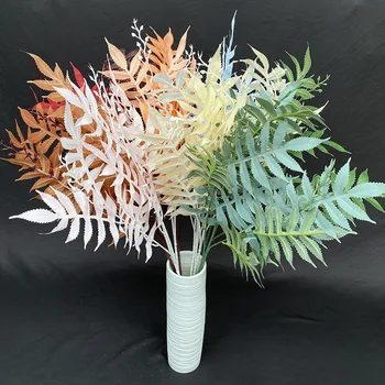 Simuleeritud Tehase Toon Lehed Kodu Aia Kaunistamiseks Flower Arrangement Simuleeritud Leaf Bundle Simuleeritud Pulm Maantee Juhend Rekvisiidid