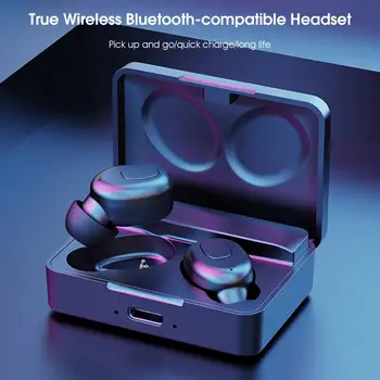 Touch Control Voice Assistent Bluetooth-compatible5.0 Sport Traadita Kõrvaklapp Töötab