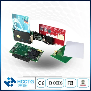 USB või RS232 13.56 mhz NFC EMV Tunnistus, kiipkaardi Lugeja RFID Moodul HCC-T10-KS