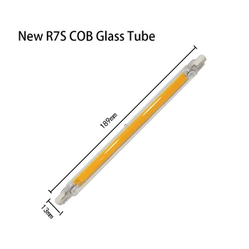Uus LED Pirn R7S COB Klaasist Toru 15W 189MM AC220V Super Ere Mais Keraamika Lambi Vilkumist Tähelepanu keskpunktis Lampadas Asendada halogeenlambiga