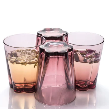 Uus Plii-vaba Crystal Tassi Värviline Klaas-Viski Klaas Õlle Klaas Veini Cup Bar Hotel Partei Pulm Joogi Nõud Tasuta Shipping