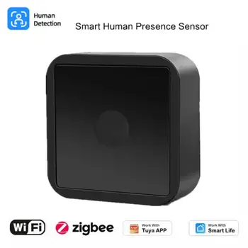 WiFi/ZigBee Inimeste Kohaloleku Andur MmWave Radar Suure Täpsusega Kaugseire Smart Home Inimese Keha On Olemas Andur Toetada Tuya SmartLife