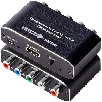 YPbPr HDMI-ühilduva 4K 60Hz Video Audio Converter-Adapter DVD PSP, Xbox, PS2 HDTV Monitor 5RCA RGB HDMI-ühilduva