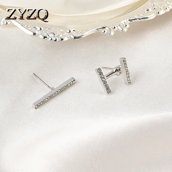 ZYZQ Uus Lihtne Loominguline Metallist Asümmeetrilise Kõrvarõngad Naistele Geniaalne Võlu Kõrvarõngad Mood Elegantne Naiste Ehted 2021